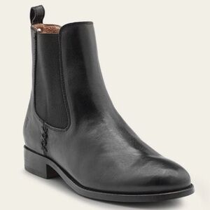 Frye Melissa Chelsea Ankle Boots Sz 8 Black